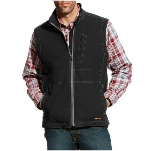 Ariat Jackets & Coats Mens Ariat Rebar Canvas Softshell Full Zip